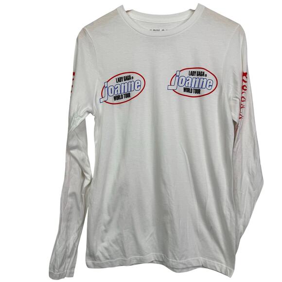 Lady Gaga Joanne World Tour 2017 Concert Unisex Long Sleeve Tee Size S NWOT - Picture 1 of 9